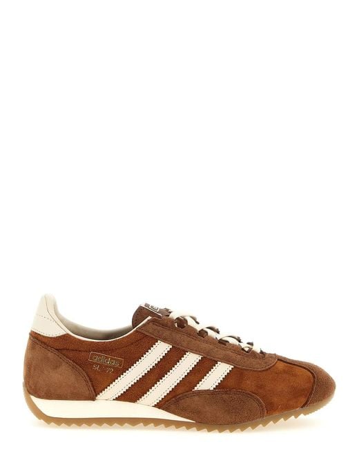 Adidas Originals Brown 'Sl 72 Pt' Sneakers