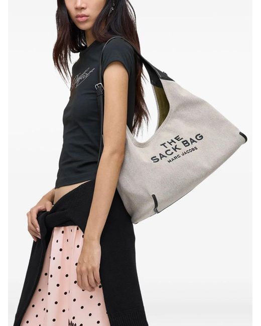 Marc Jacobs White The Belted Sack Shoulder Bag