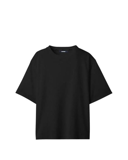 Jacquemus Black Le Tshirt Rond Carre Mc for men