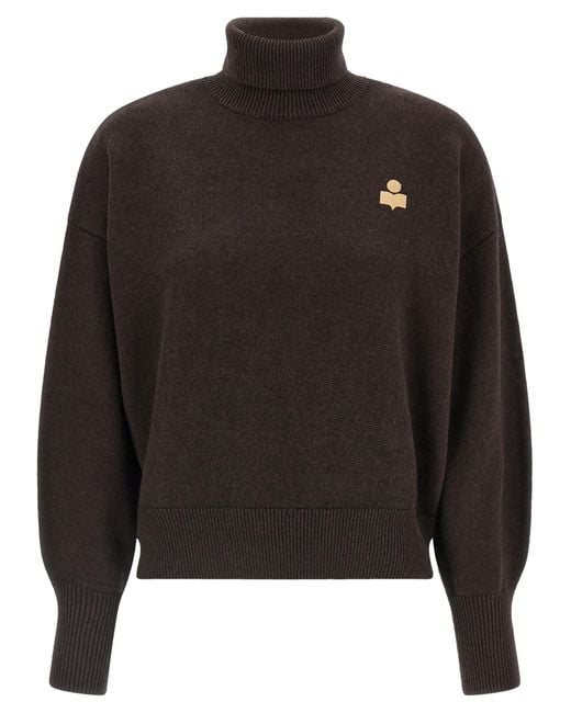 Isabel Marant Black Marant Etoile 'Nasha' High Neck Sweater
