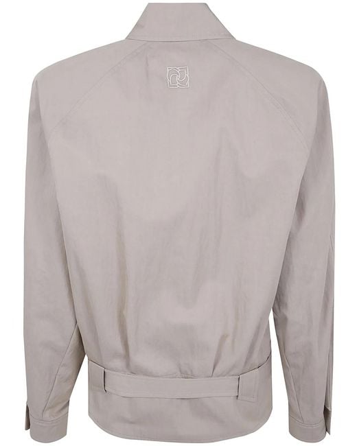 Magda Butrym Gray Belted Jacket