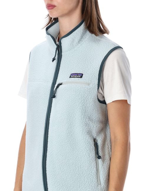 Patagonia Blue Retro Pile Vest