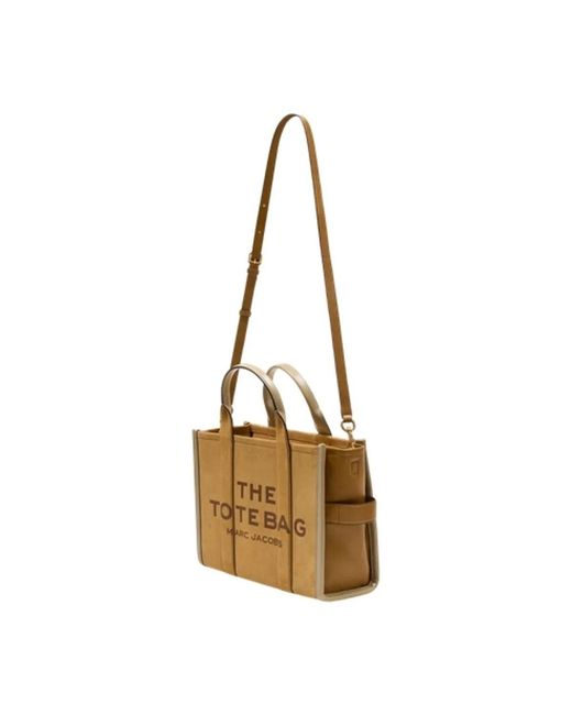 Marc Jacobs Brown The Suede Medium Tote Bag