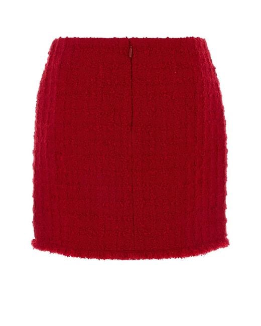 Versace Skirt Responsible Heritage Textured Tweed