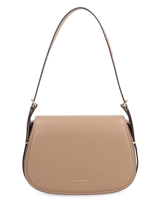 MICHAEL Michael Kors Brown Lydia Medium Flap Messenger Bag