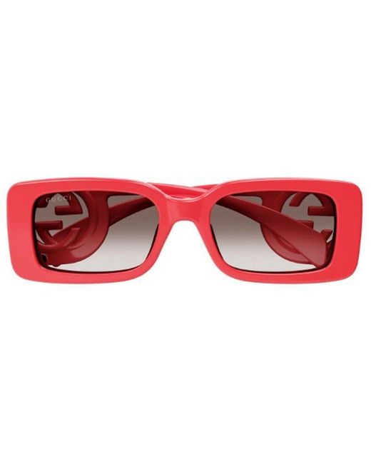 Gucci Red Injectate Sunglasses