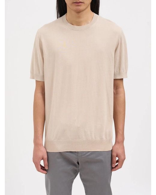 Paolo Pecora Natural Crew Neck Sweater for men