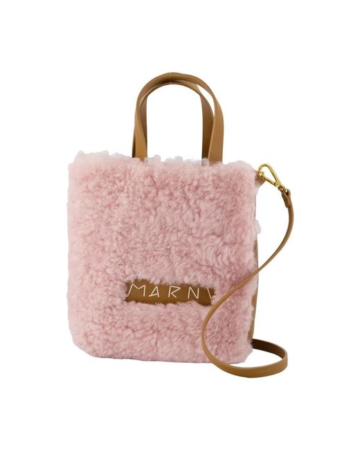 Marni Pink Museo Soft Shopper Bag