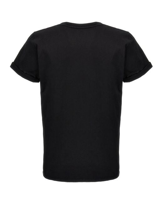 Saint Laurent Black Rive Gauche' T-Shirt for men