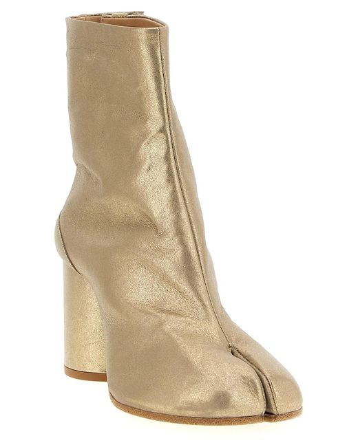 Maison Margiela Natural 'Tabi' Ankle Boots