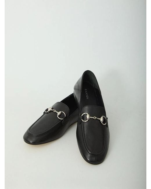 Gucci White Jordaan Soft Loafers