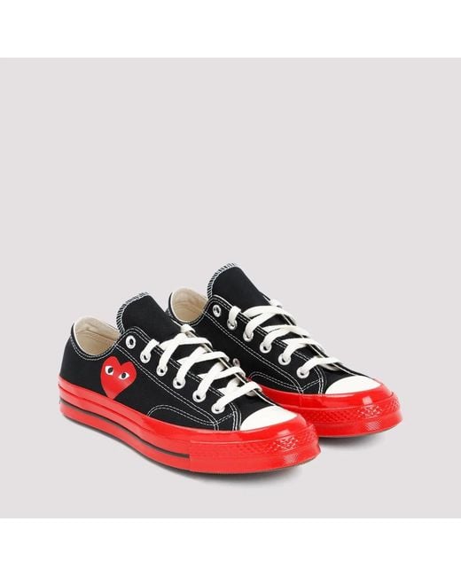 COMME DES GARÇONS PLAY Red Heart Print Sneakers for men