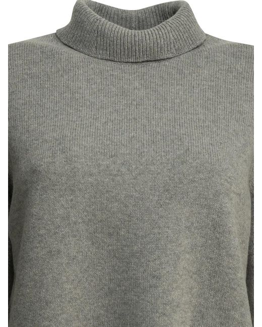 Alaïa Gray Alaia Cashmere Turtleneck Sweater