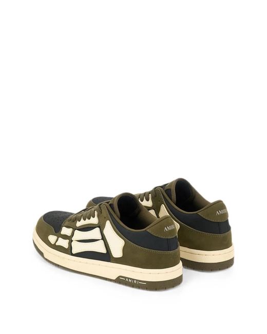 Amiri Green Skel Top Low Trainers – – Leather – for men