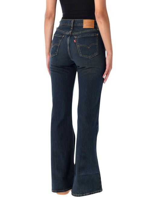 Levi's Blue Puddle Snap Flare