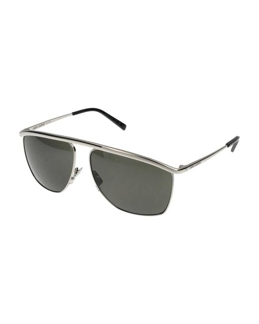 Saint Laurent Gray Sunglasses Sl 820 Victoire 001/13/135