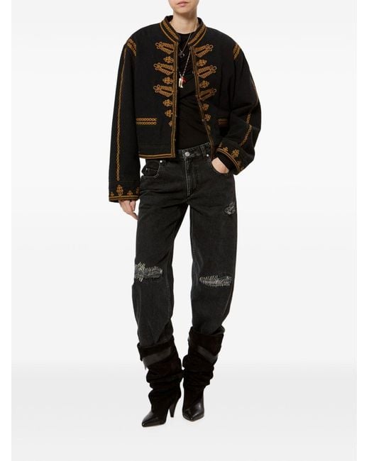 Isabel Marant Black Isabel Marant Etoile Marant Etoile Cotton Coat