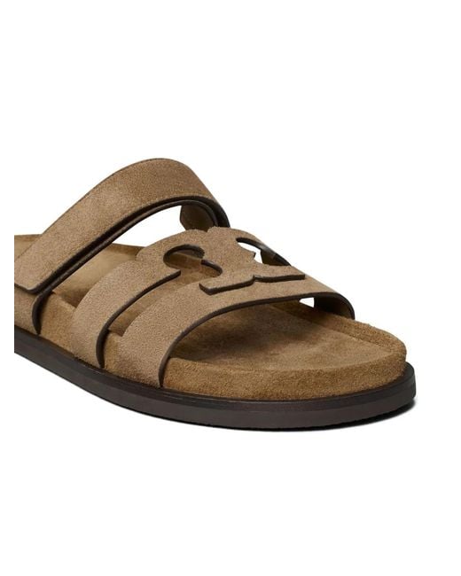 Tory Burch Brown Ines Sport Sandals