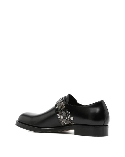 Dries Van Noten Black Belted Loafer for men