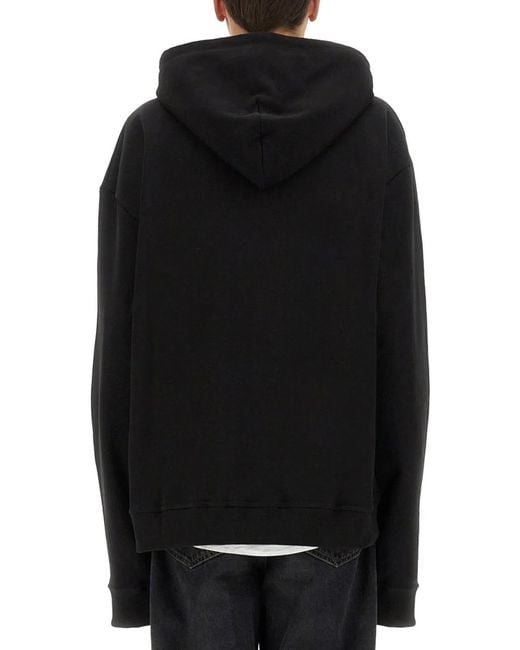 Ih Nom Uh Nit Black Dobermann Print Sweatshirt for men