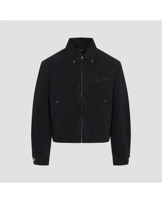 Jacquemus Black La Veste De-Nimes Canevas Jacket for men