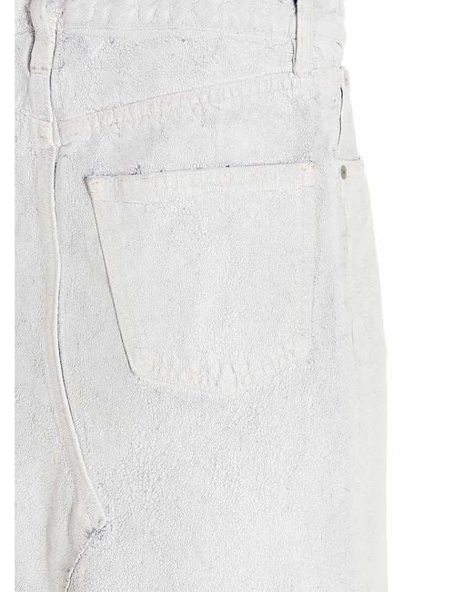 Maison Margiela White 'Bianchetto' Skirt