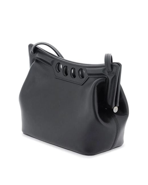 McQueen Black The Mini Peak Purse