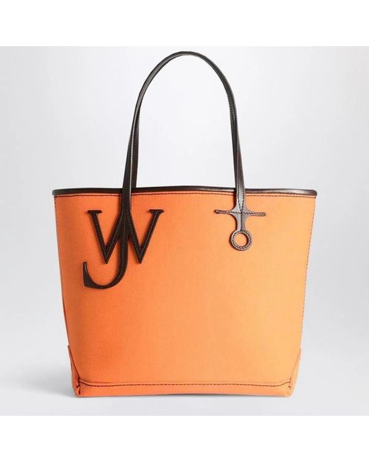 J.W. Anderson Orange Small Anchor Tote Bag