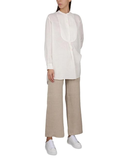 Aspesi White Tunic Shirt