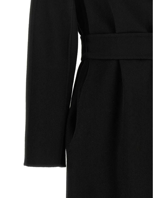 Max Mara Black 'Mstcles' Coat