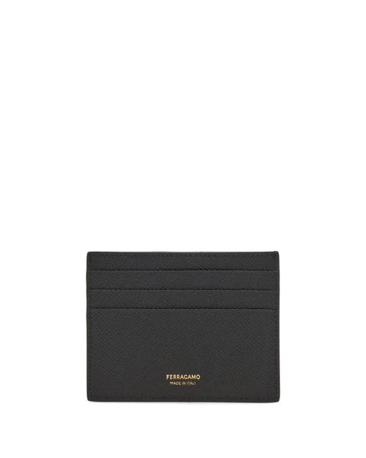 Ferragamo Black Leather Wallet for men