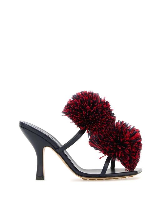 Bottega Veneta Multicolor Leather Adam Mules