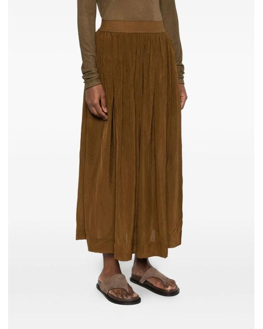 Uma Wang Natural Gillian Long Skirt