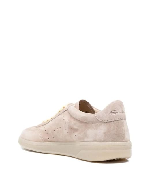 Santoni Pink "Oly" Sneakers
