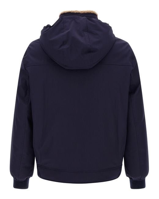 Brunello Cucinelli Blue Padded Jacket for men
