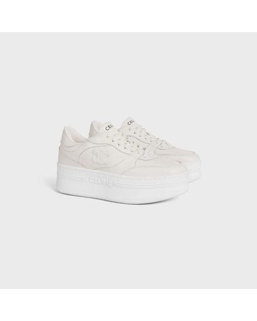 Céline White Wedge Sneaker