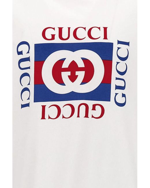 Gucci White T-Shirt With Print for men
