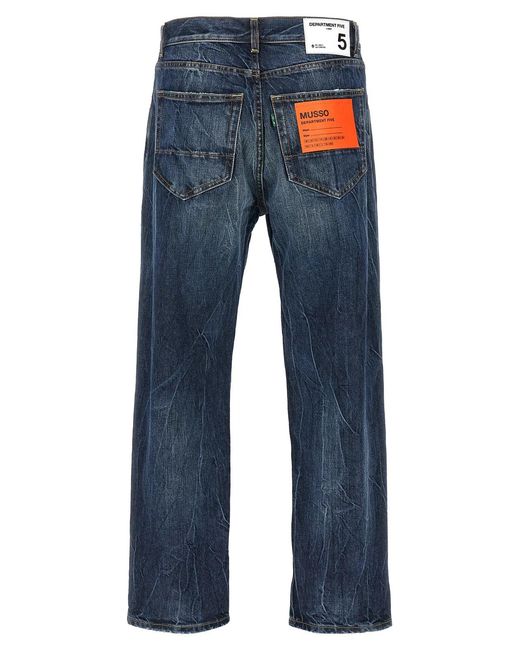 Department 5 Blue 'Musso' Jeans for men