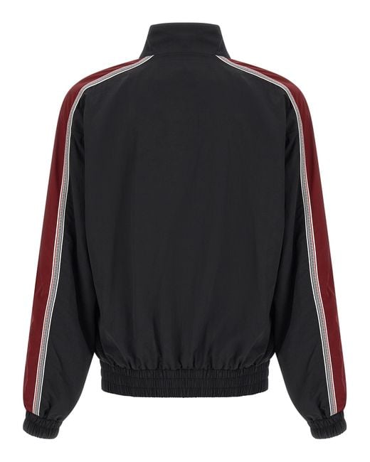 Versace Black Craquelé-Effect Blouson for men
