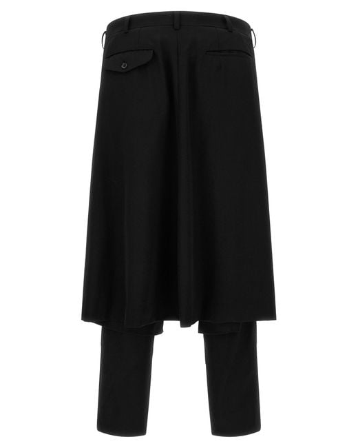 Comme des Garçons Black Comme Des Garçons Homme Plus Hybrid Pants for men