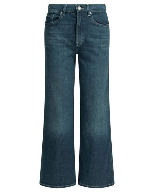 7 For All Mankind Blue Cotton Elastomultiester Elastane Jeans
