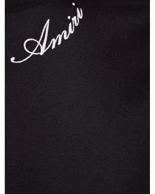 Amiri Black "Script Jmodal Reg" Tee for men