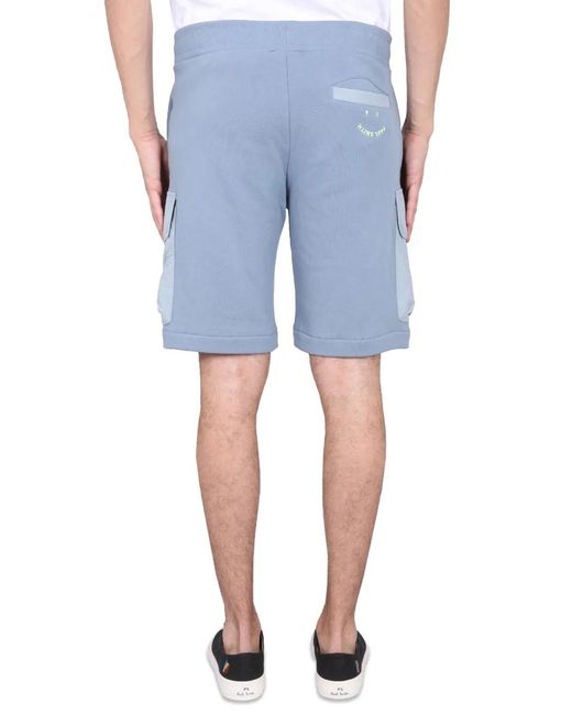 Paul Smith Blue Ps Paul Smith Cotton Bermuda Shorts for men
