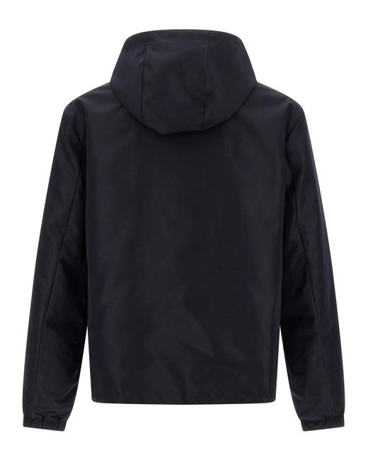Fendi Blue 'Nity' Reversible Windbreaker for men