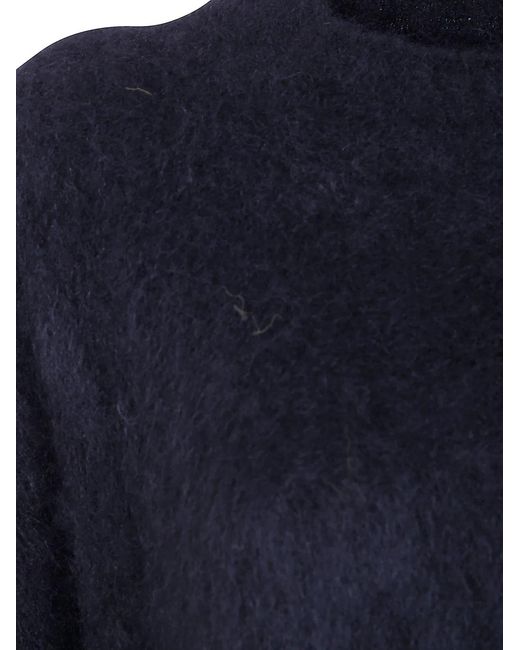 Uma Wang Blue Crew Neck Top