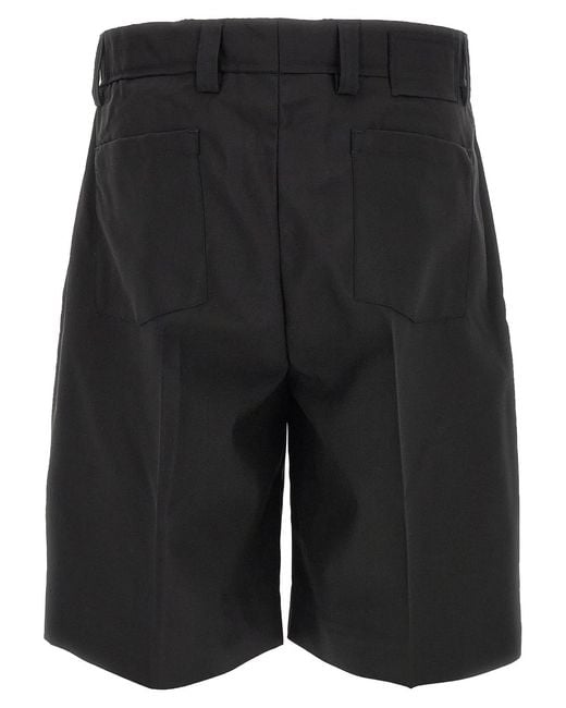 mfpen Black 'Classic' Bermuda Shorts for men