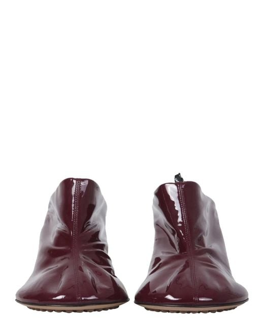 Bottega Veneta Purple Dot Sock Mules