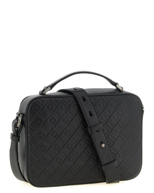 Ferragamo Black Monogram' Crossbody Bag for men