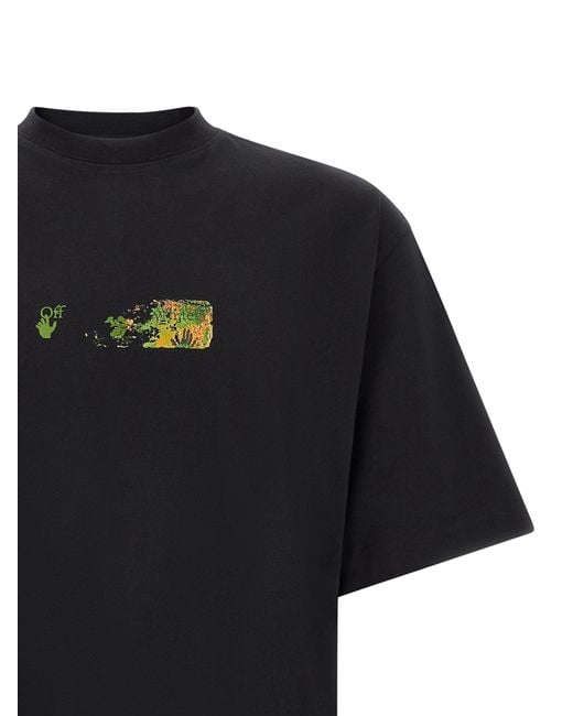 Off-White c/o Virgil Abloh Black 'Spices Arrow Skate' T-Shirt for men
