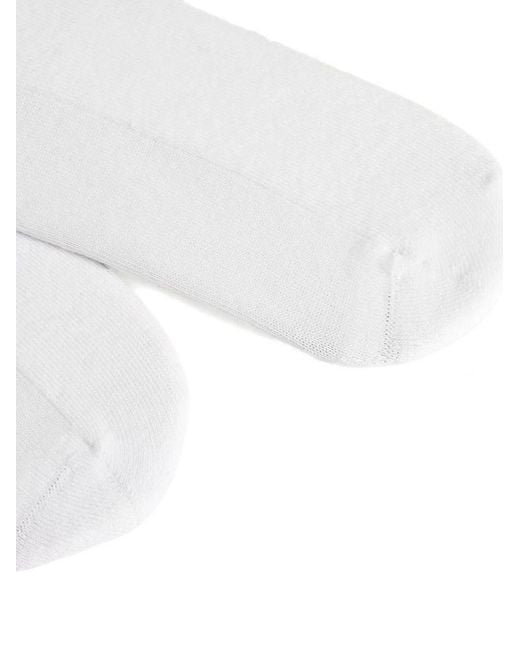 Y-3 White Stripes High Socks for men